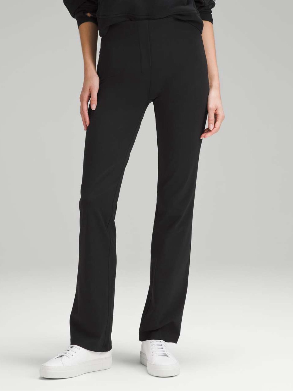 lululemon Smooth Fit High Rise Pull On Pants Black Size 4